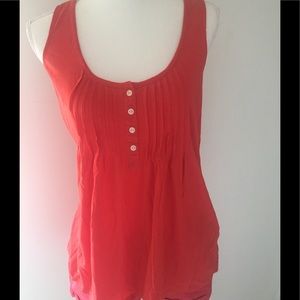 Joie flowy tank top size small red